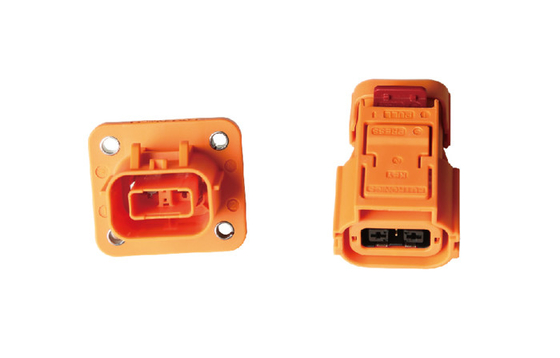 2-pins stekker- en stopcontactconnectoren, IP67B elektrische hoogspanningsconnectoren