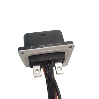 Hybride power-signal connector 200A 1000V DC IP67 voor energieopslag en EV's met lage snelheid