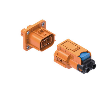 Neopower High-Performance 2 Pin 1000V 40A elektrische connector met HVIL, Poka-Yoke en 360° afscherming