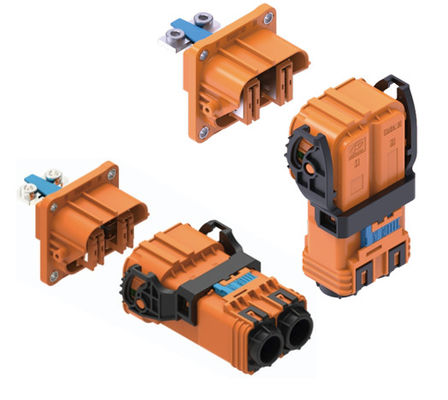 Neopower High Current 300A 1000V Automotive 2 Pin Power Connector met HVIL voor EV-batterijen en motorcontrollers