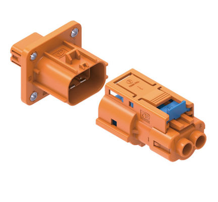 Neopower 2 Pin Hybrid Automotive Connector 24A 800V met HVIL en 360° Shielding