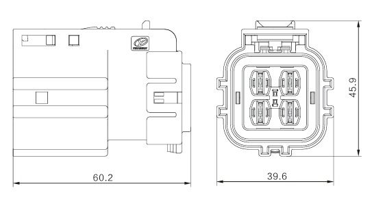 Neopower 800V Hoogspanningsconnector | IP67 Waterdichte Automotive Connector