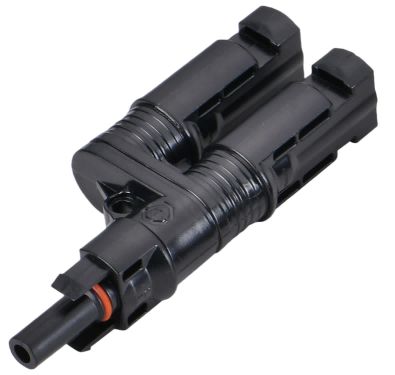 Neopower MC4 One-in-Two Plug & Socket – IP67 Waterproof Y-Branch Solar Connector for Photovoltaic Systems