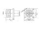 19 Pin Signal Transmission Plug Receptacle Schakelaar voor Motorcontrolemechanisme Battery Pack PDU